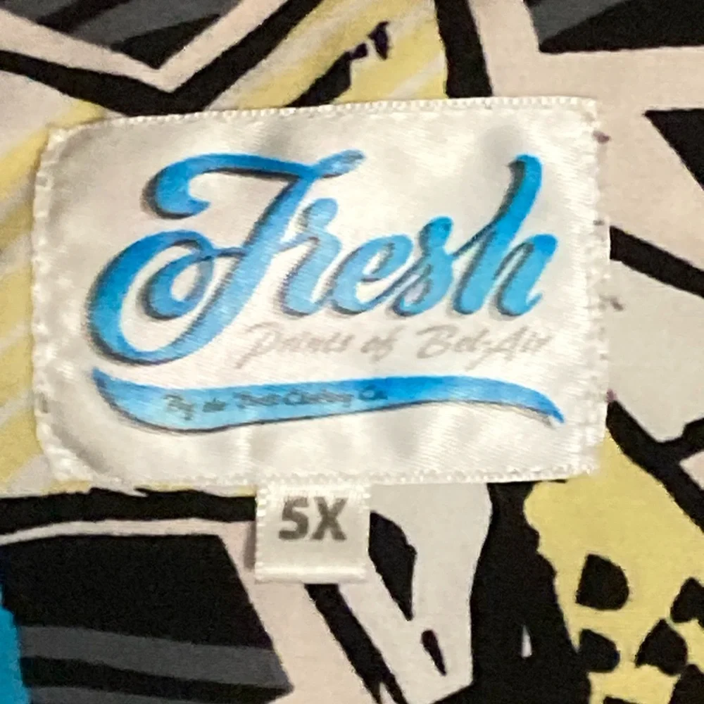 “FRESH” Fresh Prince of Bel Air Shirt Vintage 90’s 5X - Picture 2 of 2